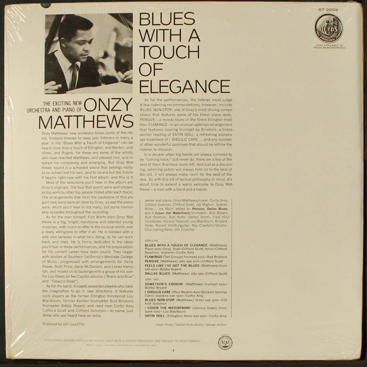 blues with a touch of elegance by ONZY MATTHEWS