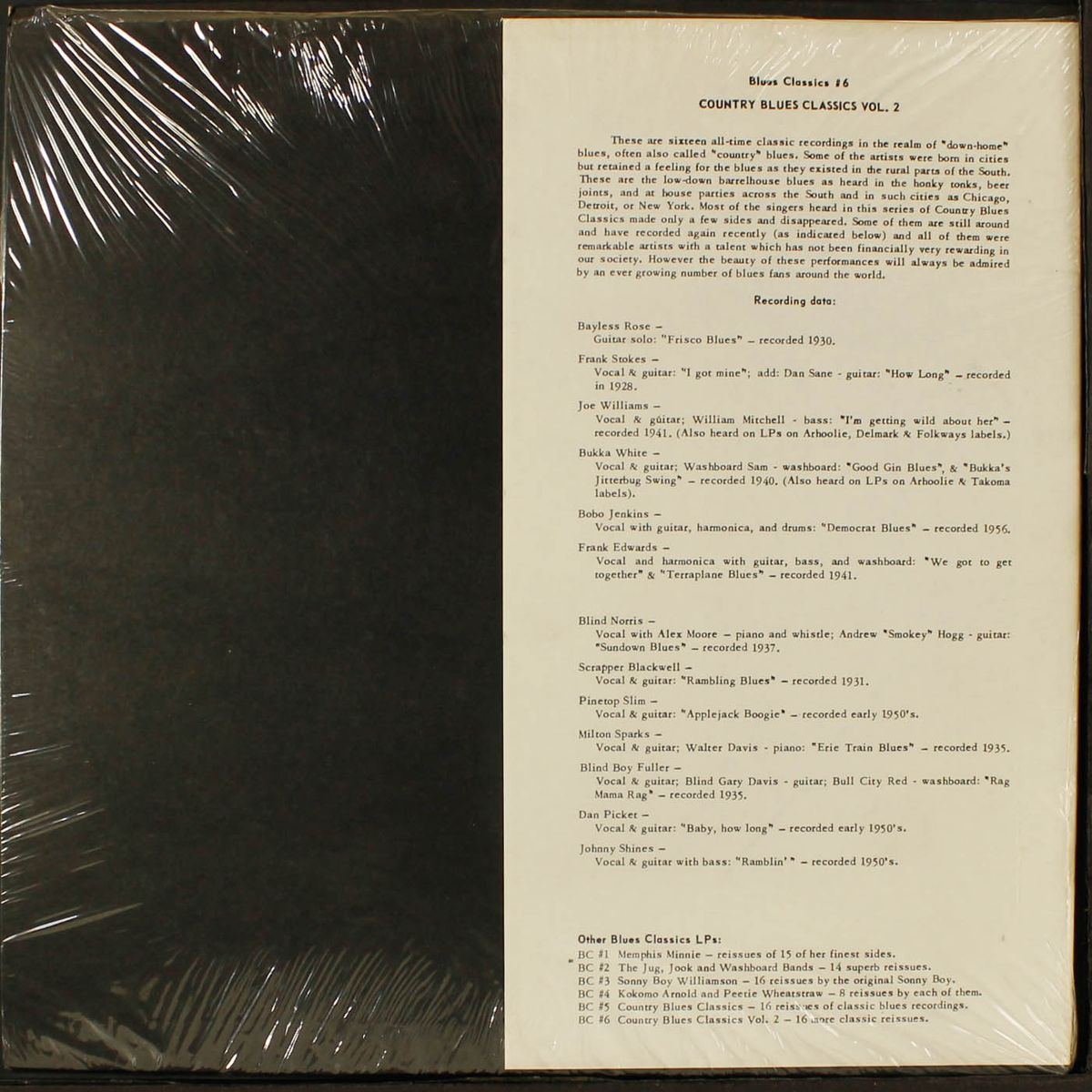 country blues classics, vol. 2 by VARIOUS