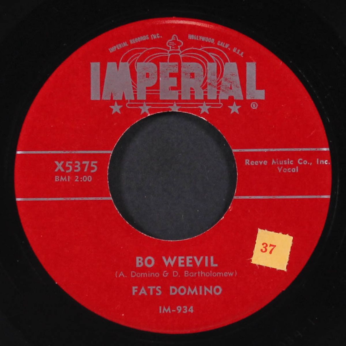 bo weevil / don't blame it on me by FATS DOMINO
