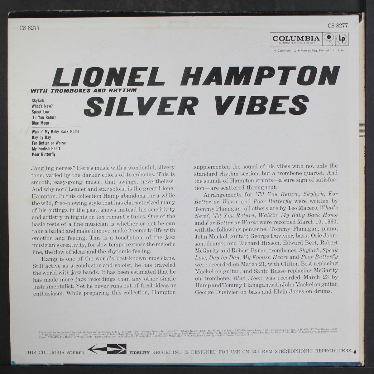 silver vibes by LIONEL HAMPTON