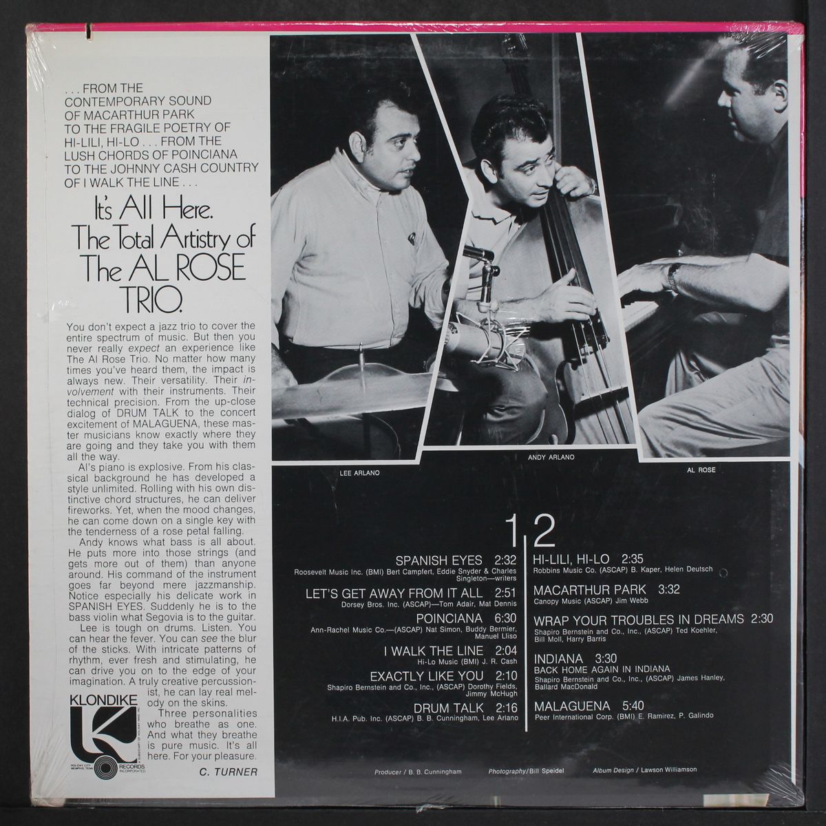 it's all here by AL ROSE TRIO