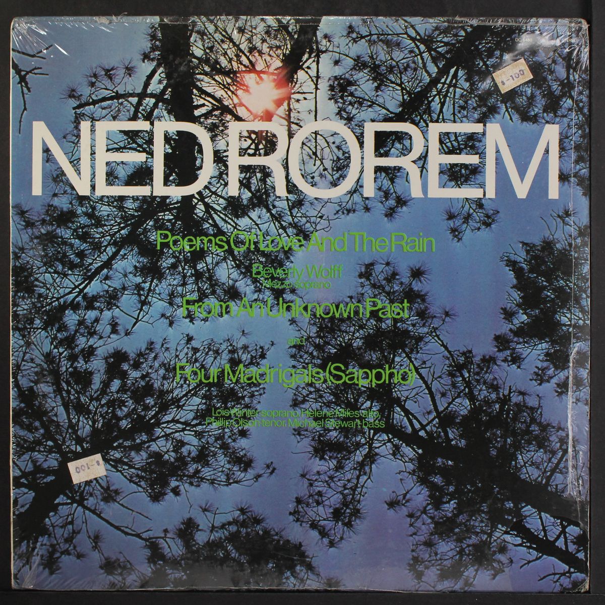 poems of love and the rain by NED ROREM