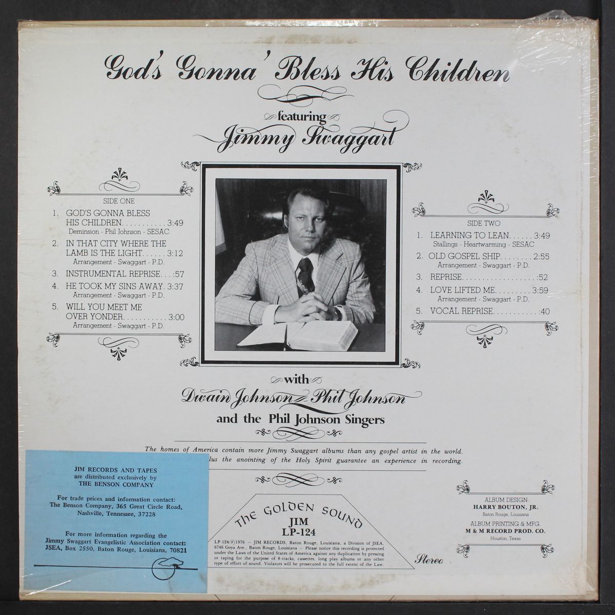 god's gonna bless his children by JIMMY SWAGGART