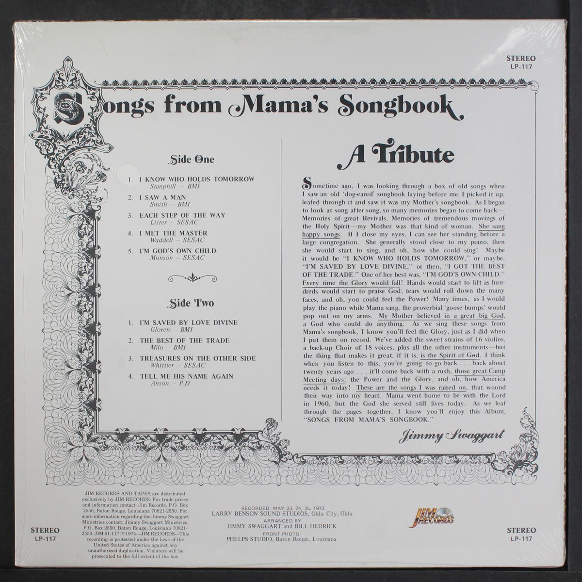 songs from mama's songbook by JIMMY SWAGGART