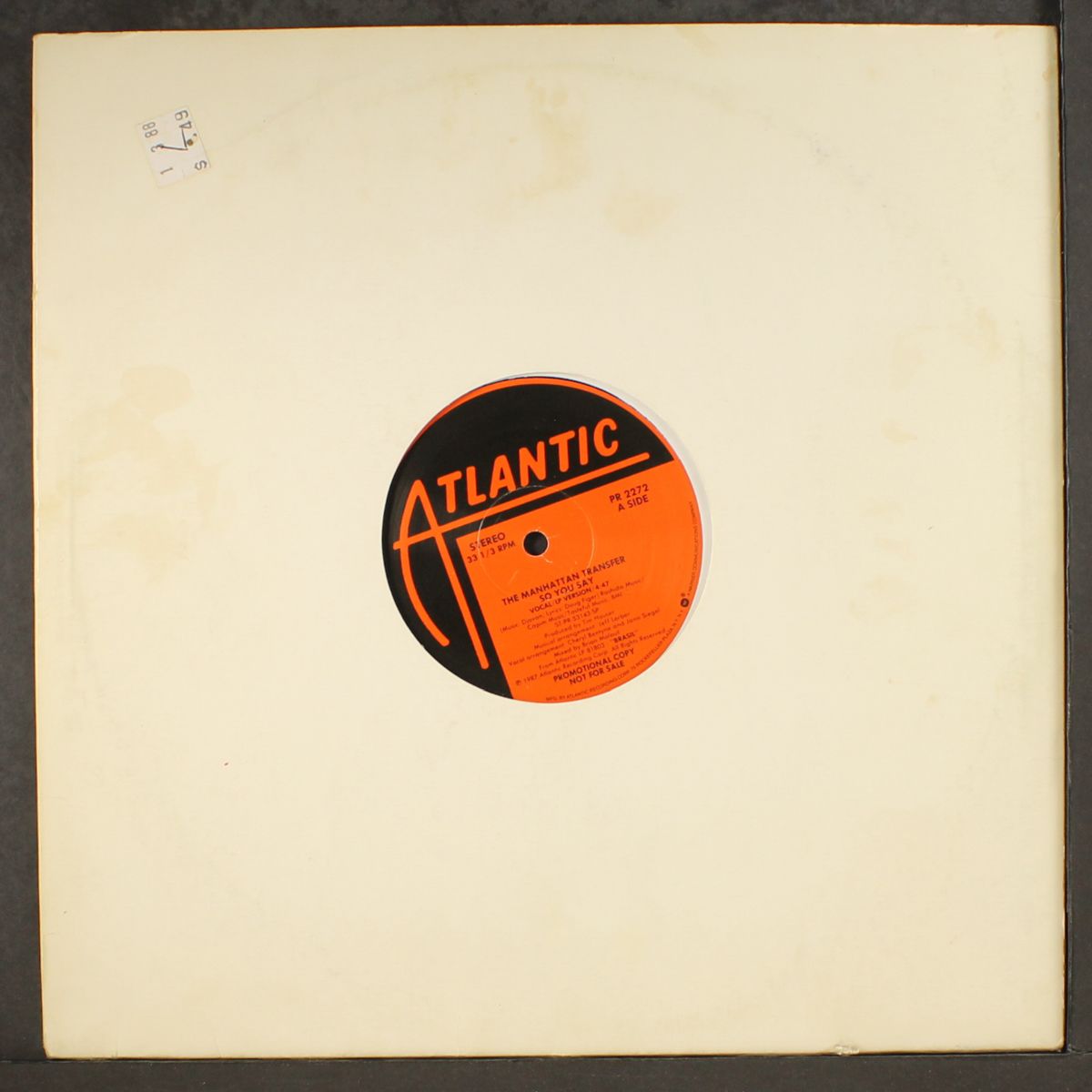 so you say / same by MANHATTAN TRANSFER