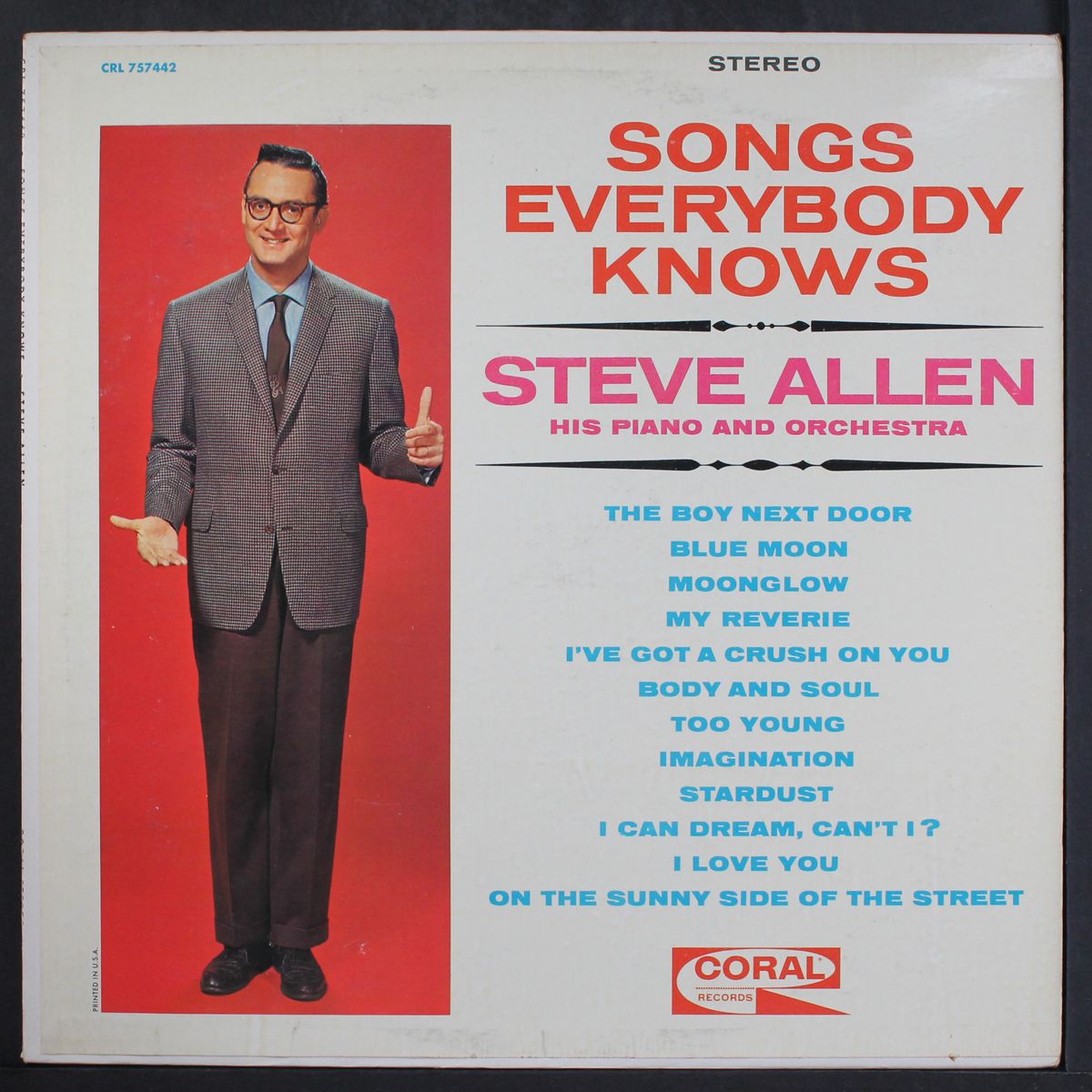 songs everybody knows by STEVE ALLEN