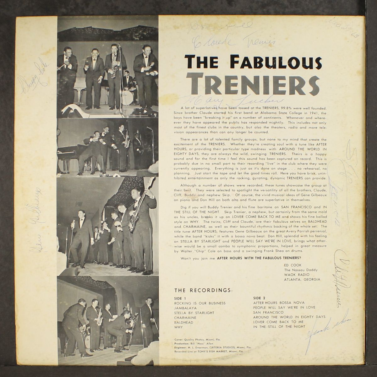 after hours with by FABULOUS TRENIERS