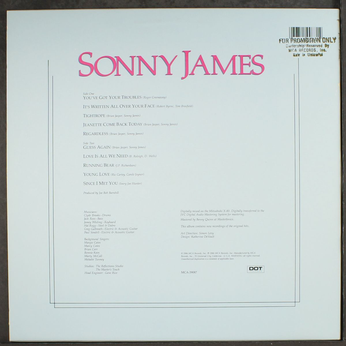 sonny james by SONNY JAMES