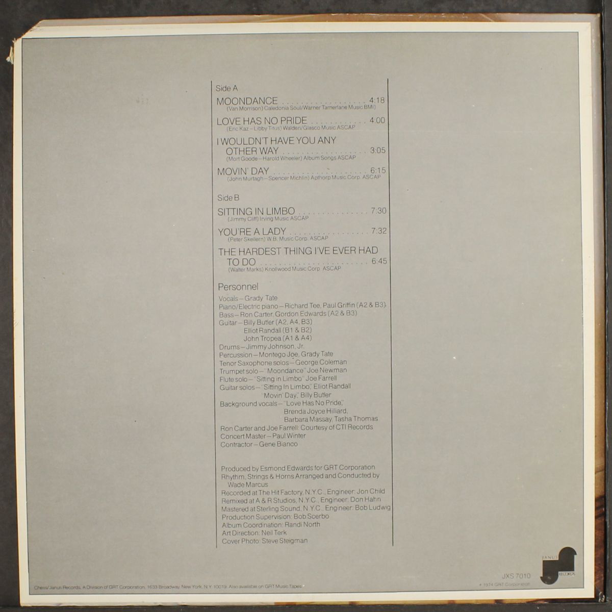 movin' day by GRADY TATE