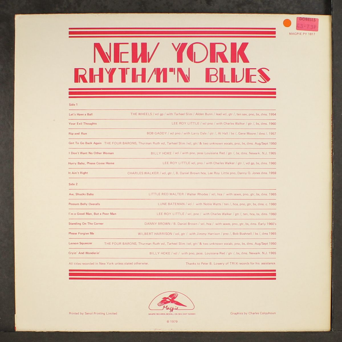 new york rhythm 'n blues by VARIOUS