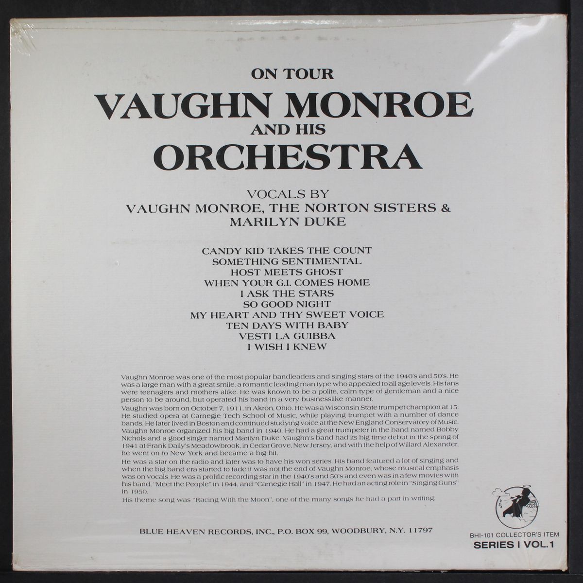on tour, something sentimental by VAUGHN MONROE