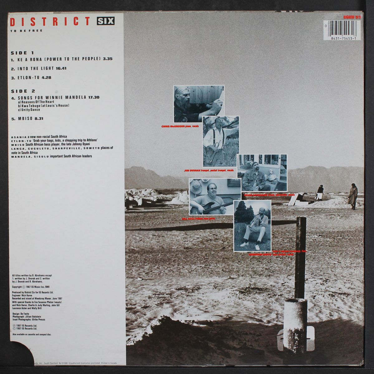 to be free by DISTRICT SIX