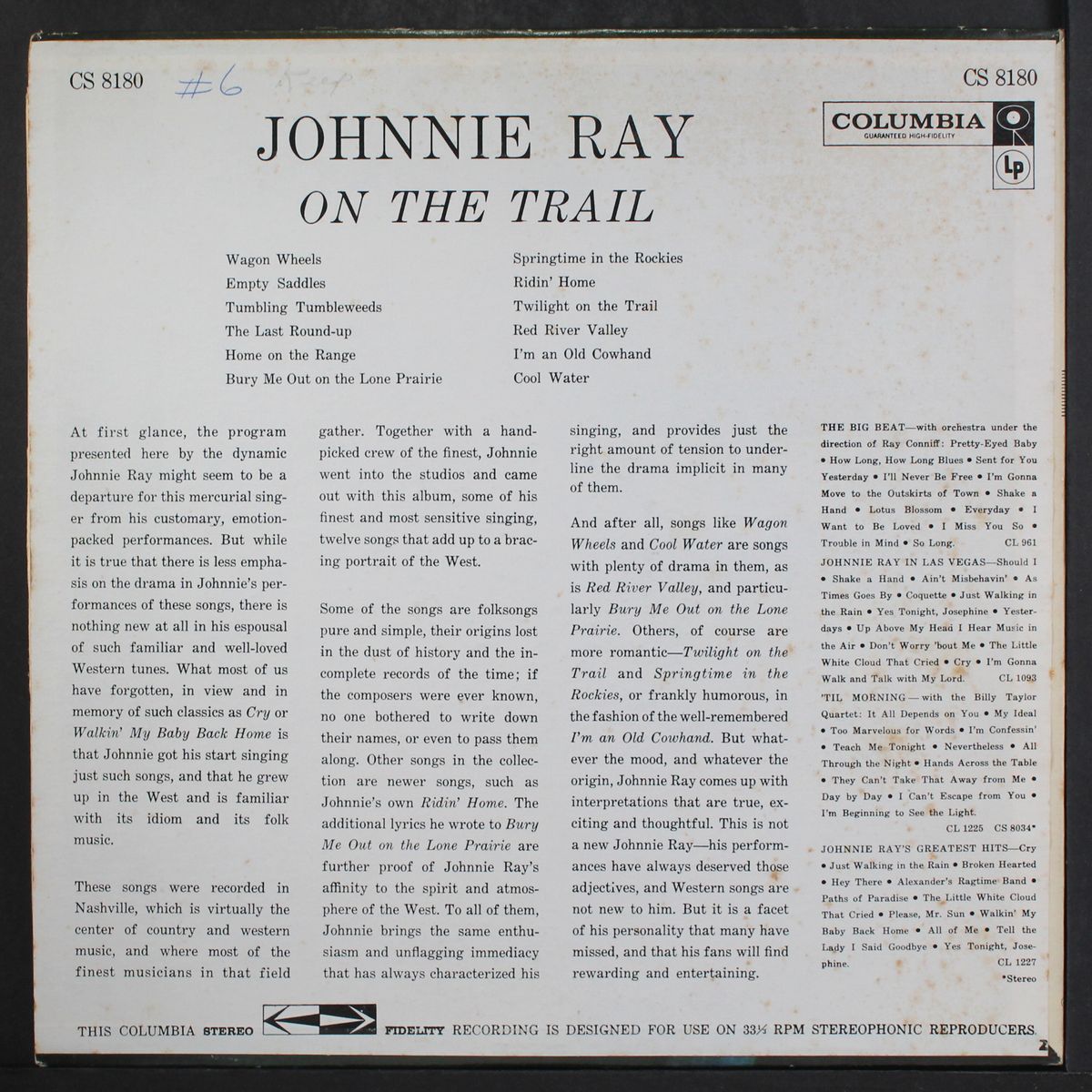 on the trail by JOHNNIE RAY