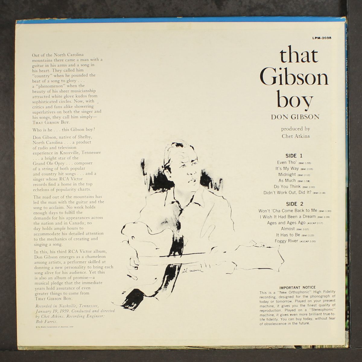 that gibson boy by DON GIBSON
