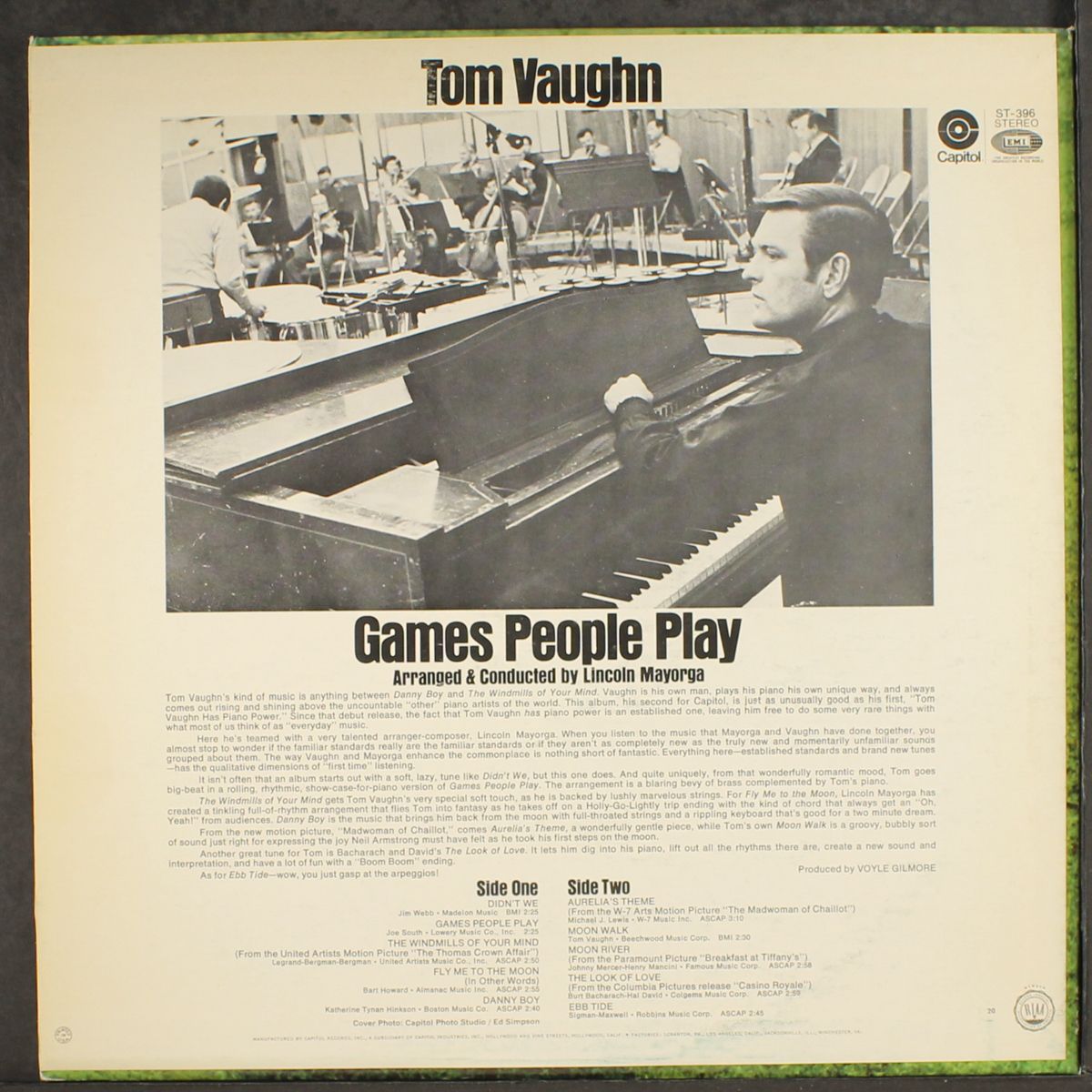 games people play by TOM VAUGHN