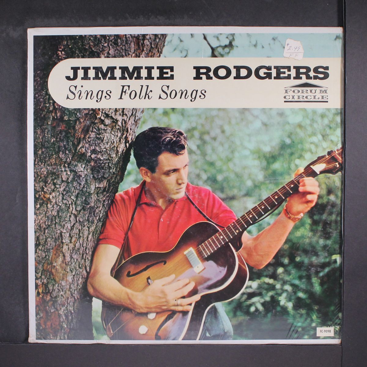 sings folk songs by JIMMIE RODGERS