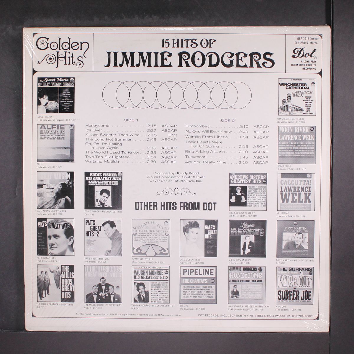 15 hits of by JIMMIE RODGERS