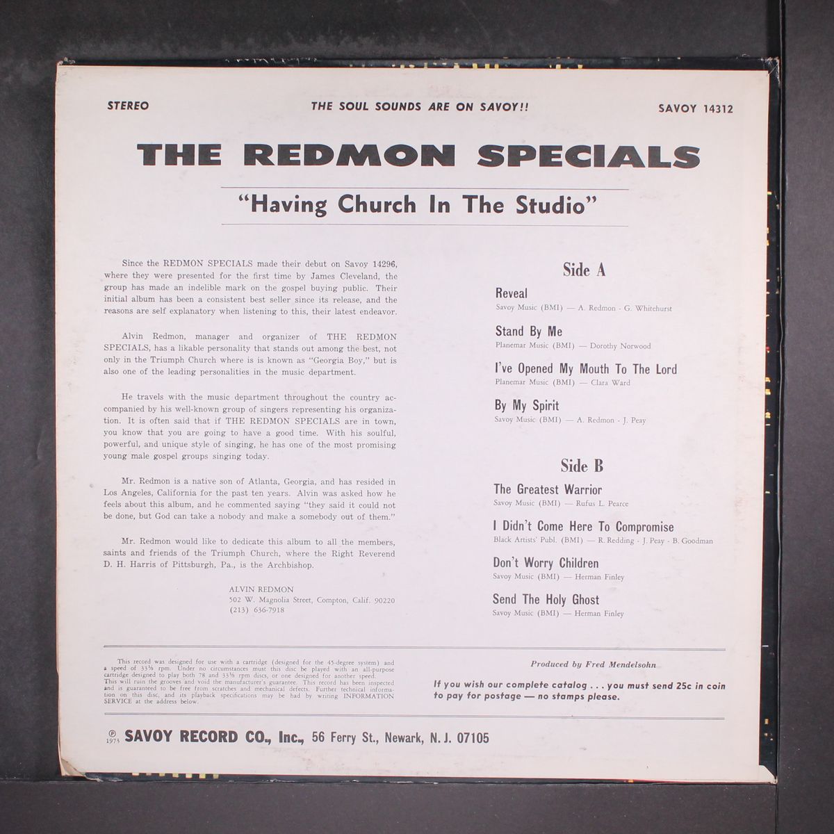 having church in the studio by REDMON SPECIALS