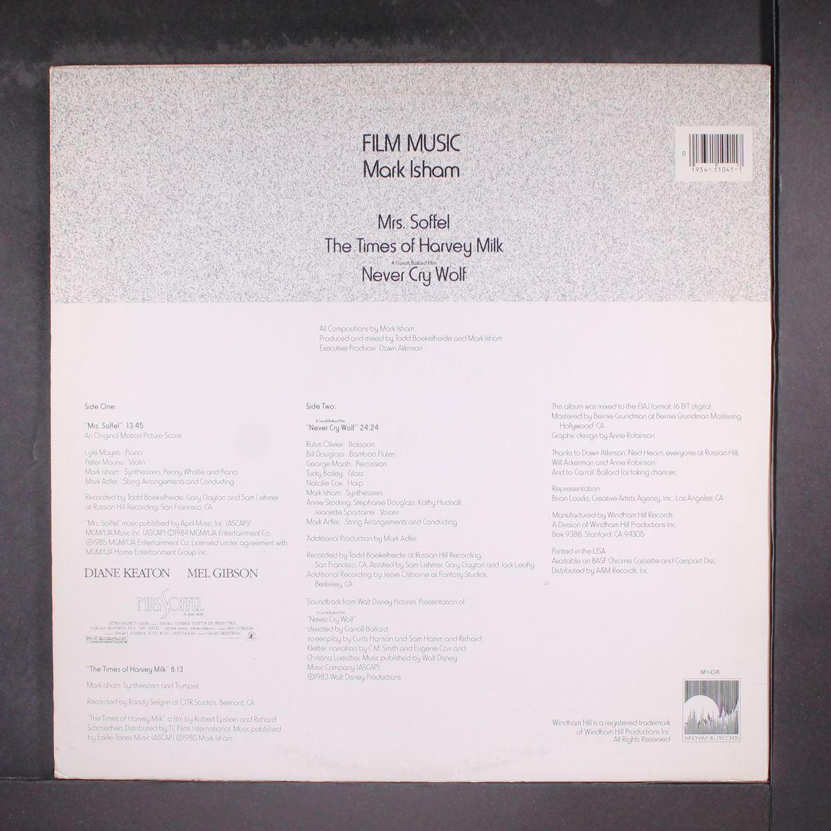 film music by MARK ISHAM