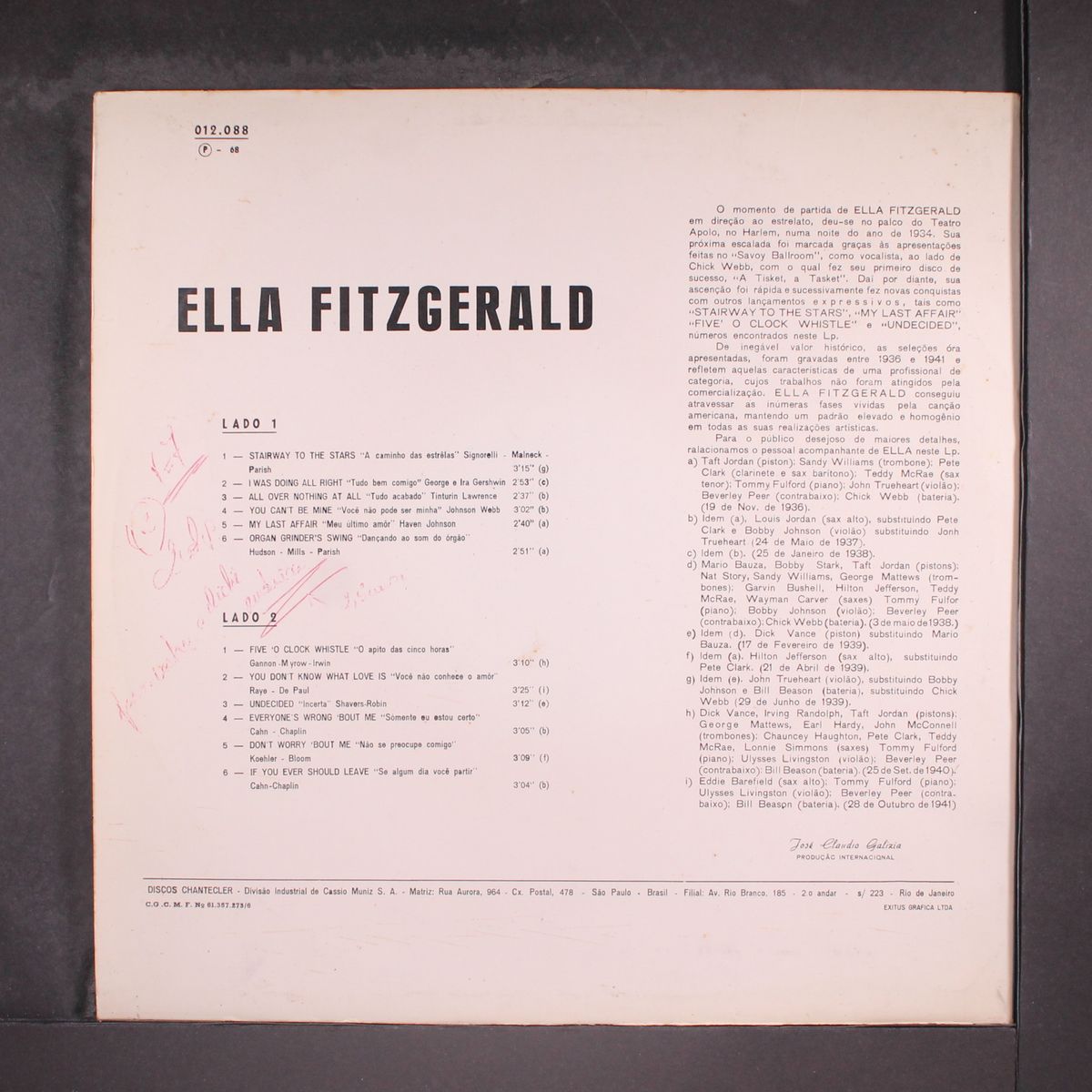 stairway to the stars by ELLA FITZGERALD