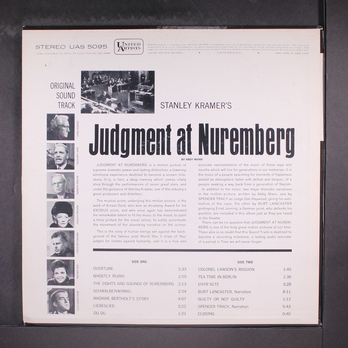 judgement at nuremberg by SOUNDTRACK