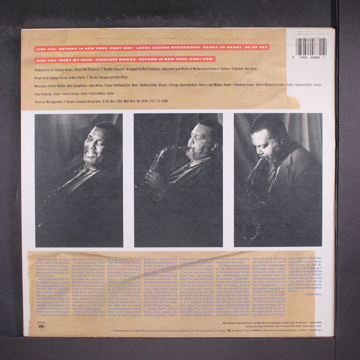 basic by ARTHUR BLYTHE