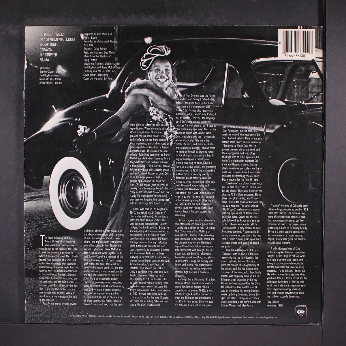 in the tradition by ARTHUR BLYTHE