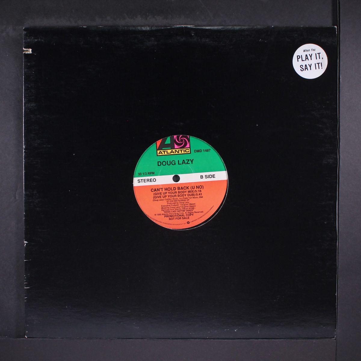 can't hold back (u no) by DOUG LAZY