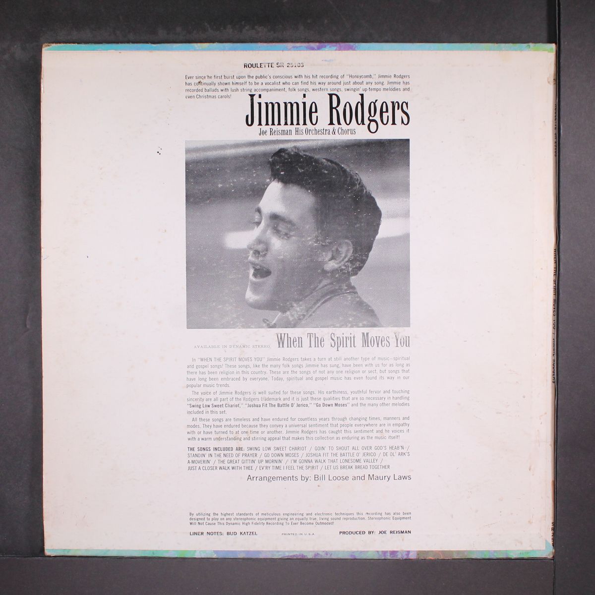 when the spirit moves you by JIMMIE RODGERS