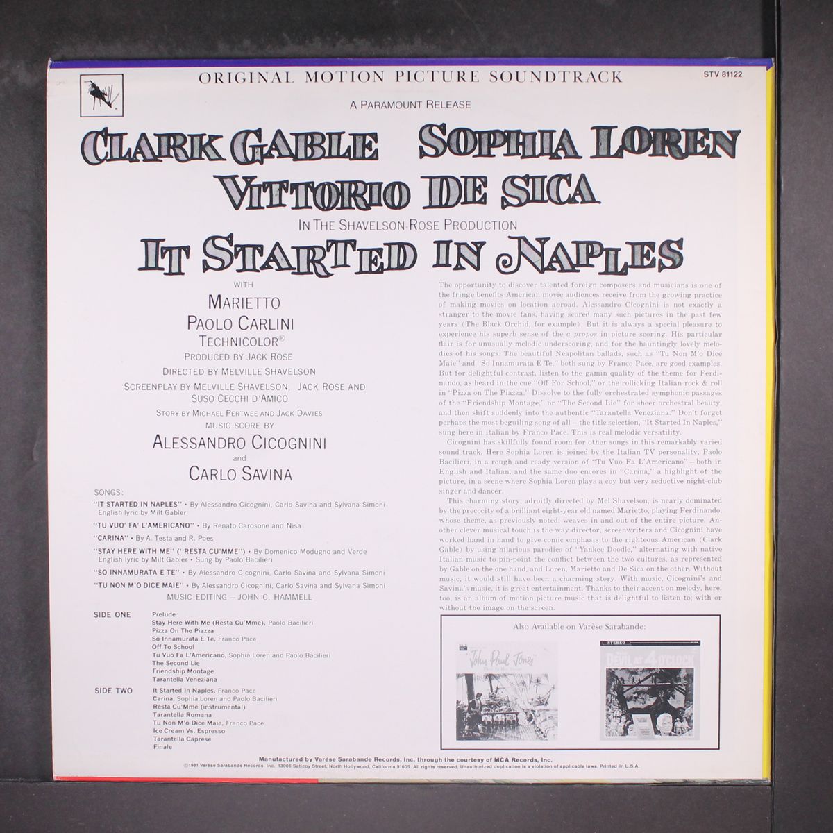it started in naples by SOUNDTRACK