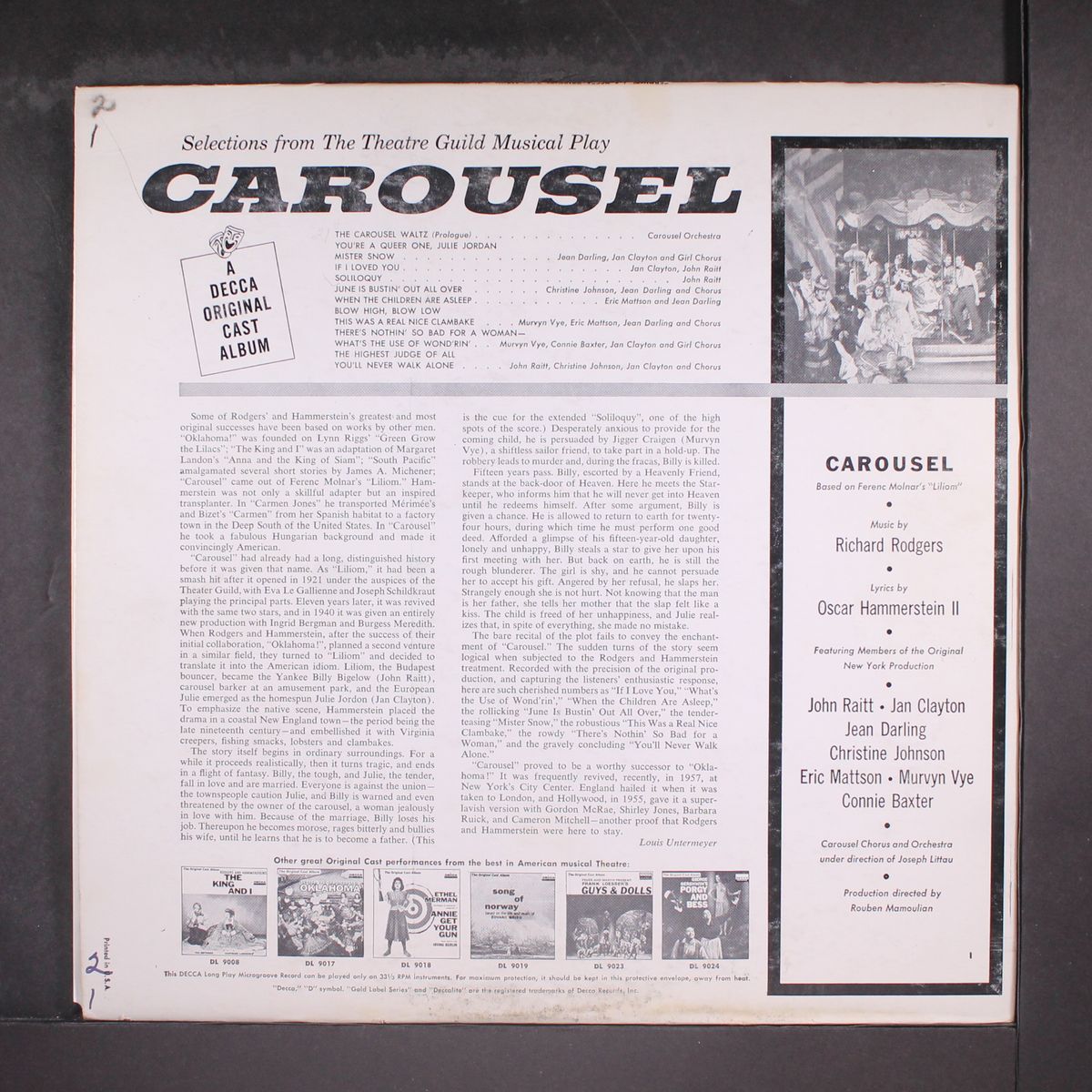 carousel by ORIGINAL CAST