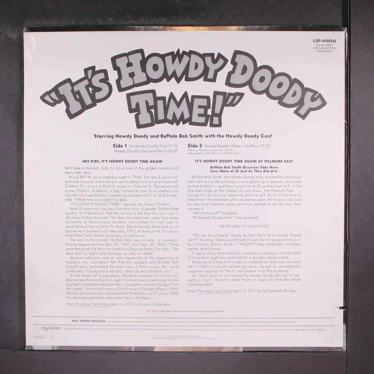 it's howdy doody time! by TV CAST