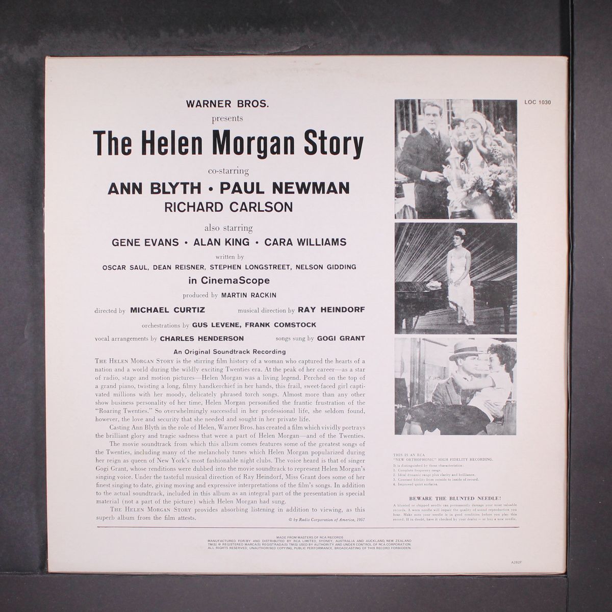 the helen morgan story by SOUNDTRACK