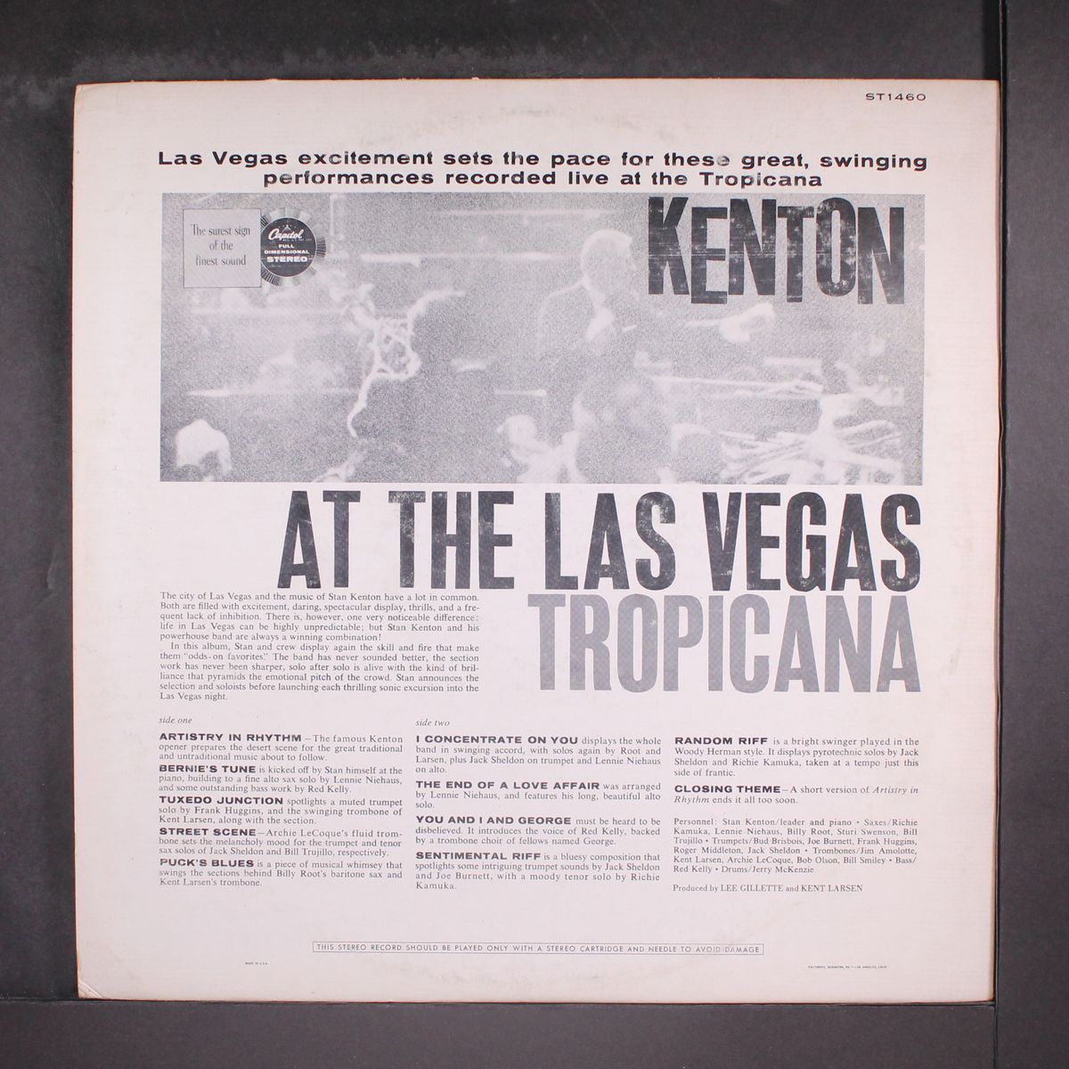 live from the las vegas tropicana by STAN KENTON