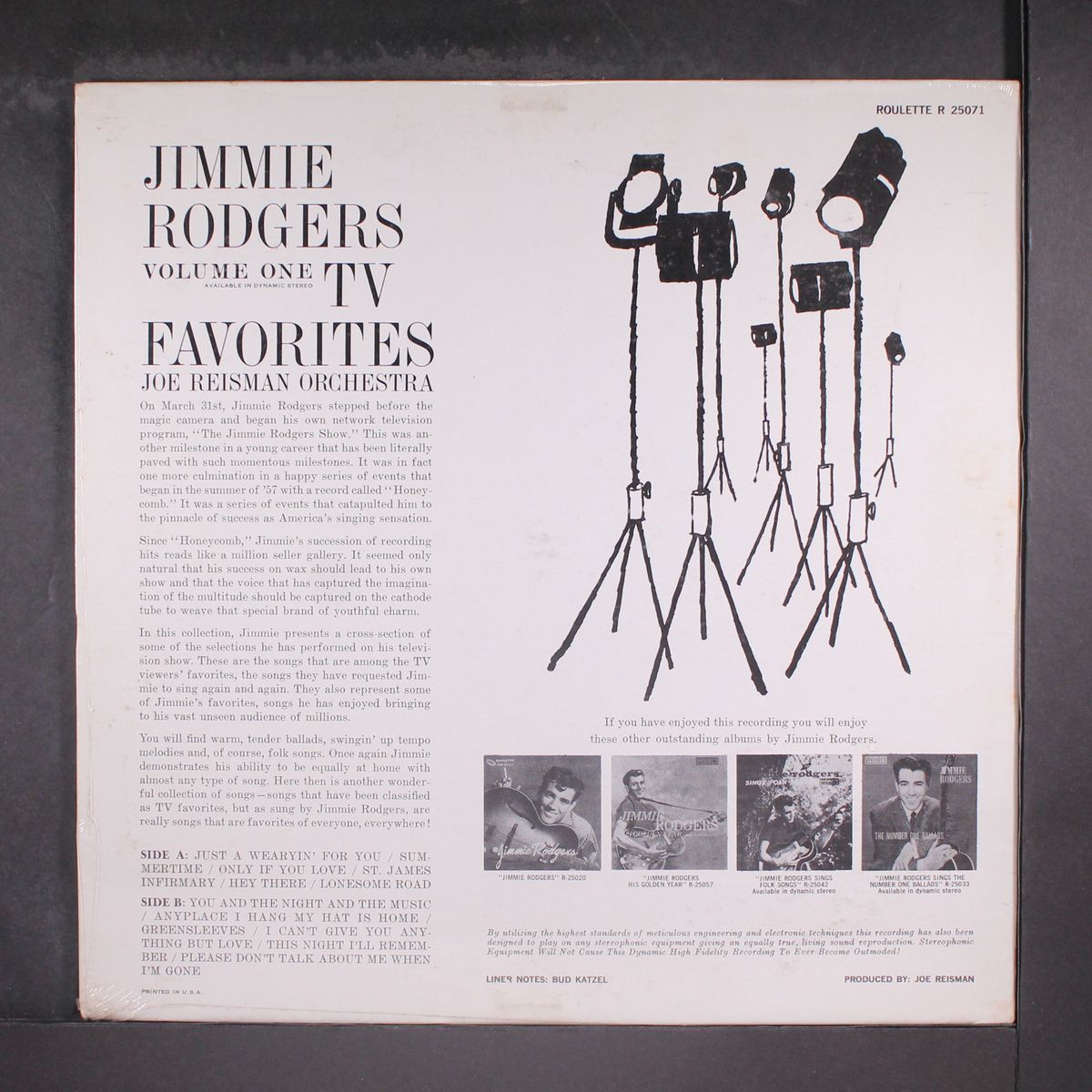 tv favorites, vol. 1 by JIMMIE RODGERS