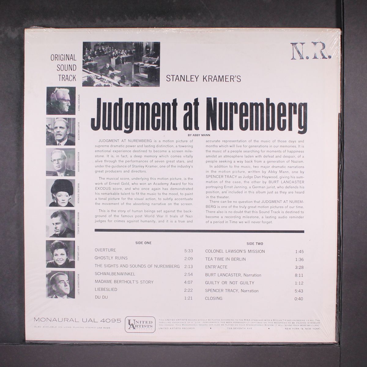 judgement at nuremberg by SOUNDTRACK