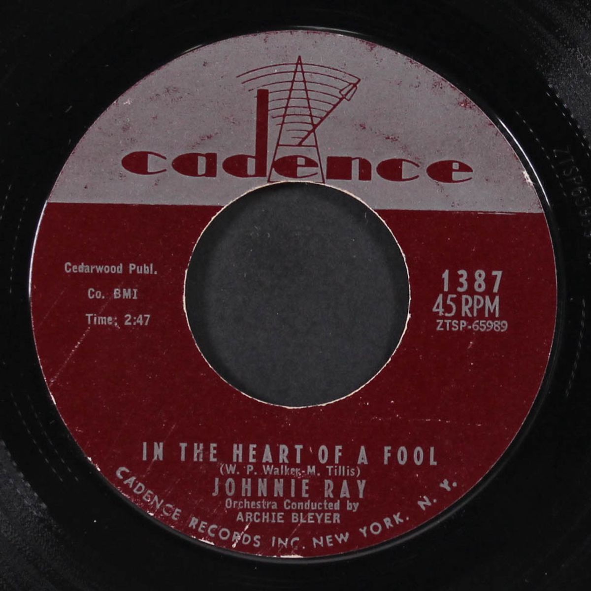 in the heart of a fool by JOHNNIE RAY