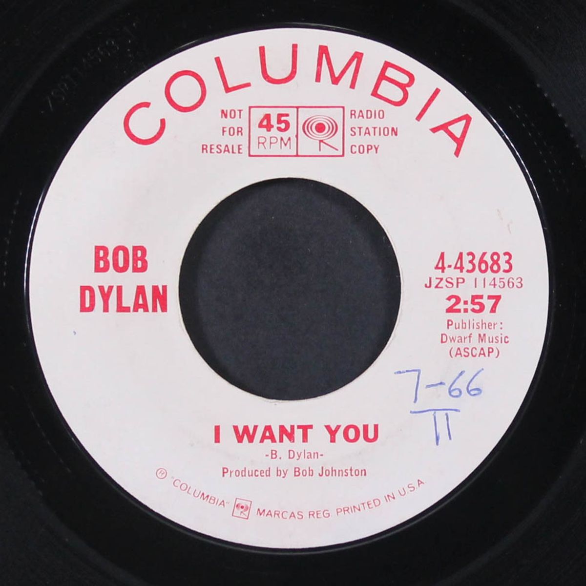 i want you / just like tom thumb's blues by BOB DYLAN