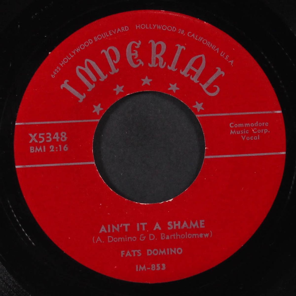 ain't it a shame / la la by FATS DOMINO