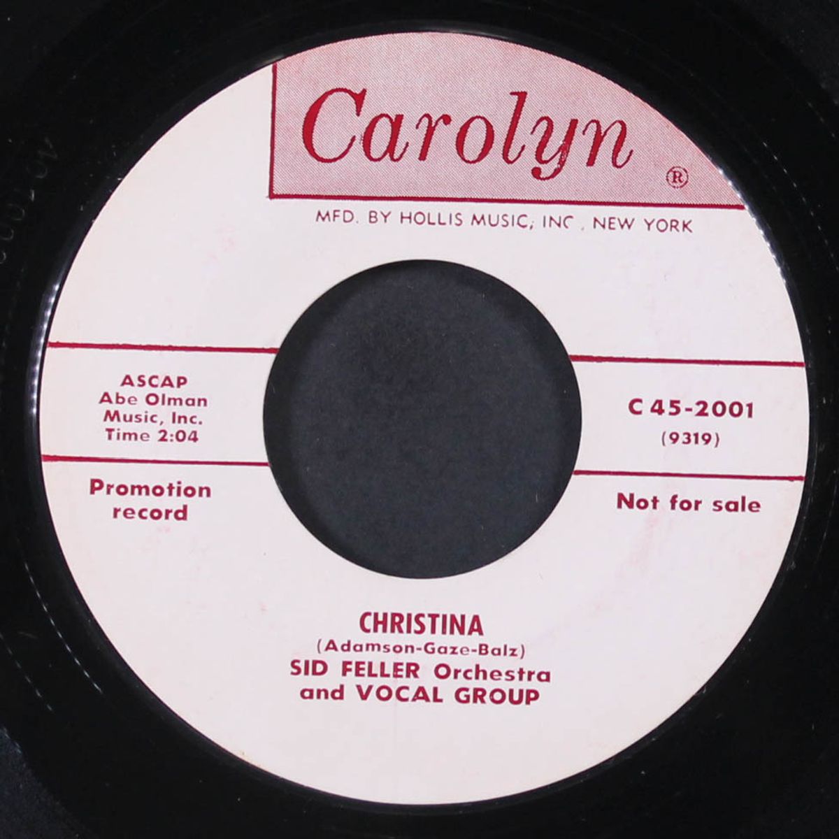 down among the sheltering palms / christina by SID FELLER