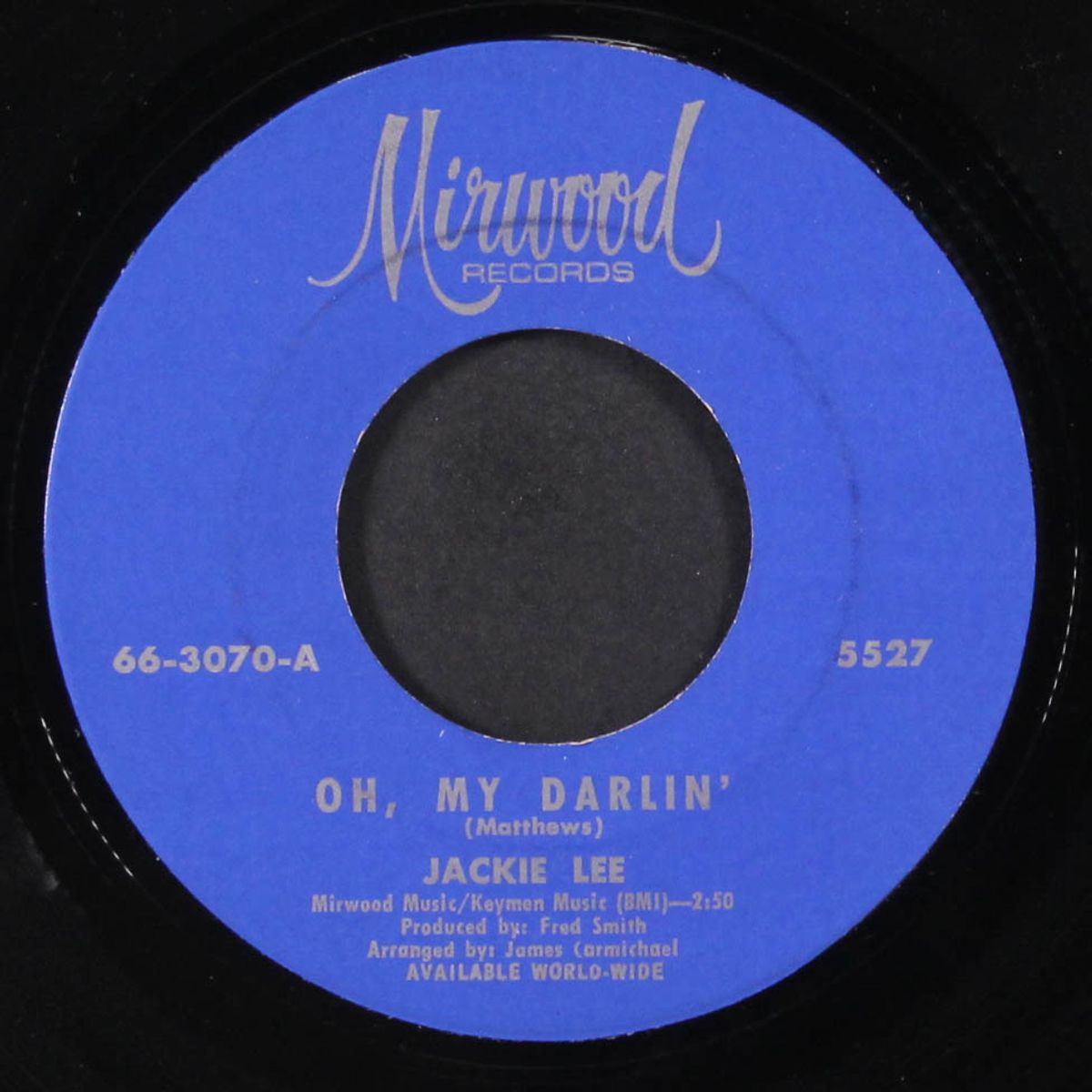 oh, my darlin' / don't be ashamed by JACKIE LEE