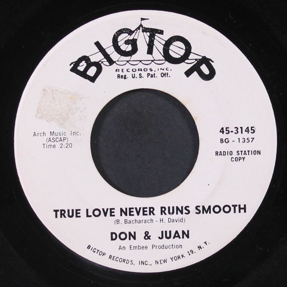 true love never runs smooth / is it all right if i love you by DON & JUAN