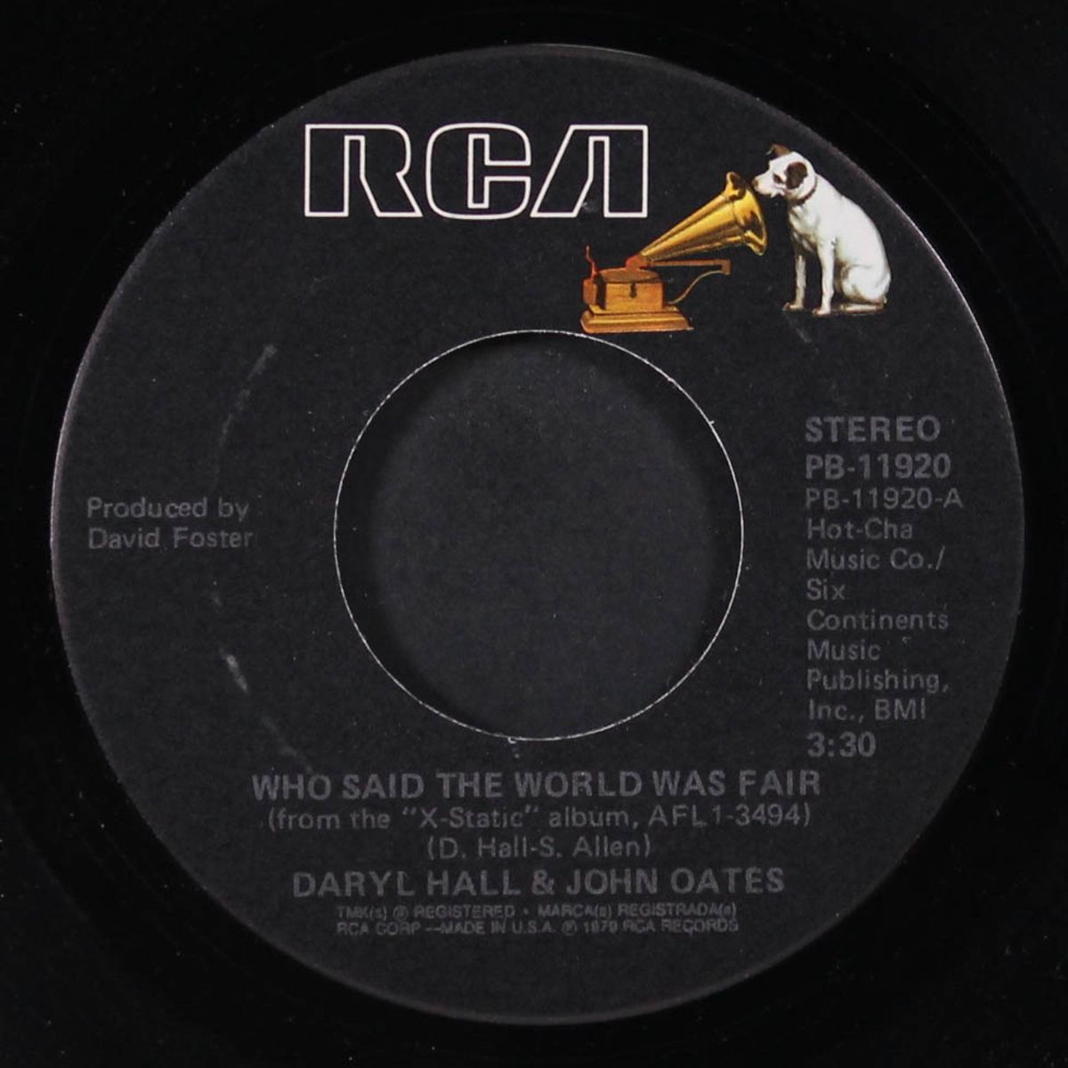 who said the world was fair / all you want is heaven by HALL & OATES