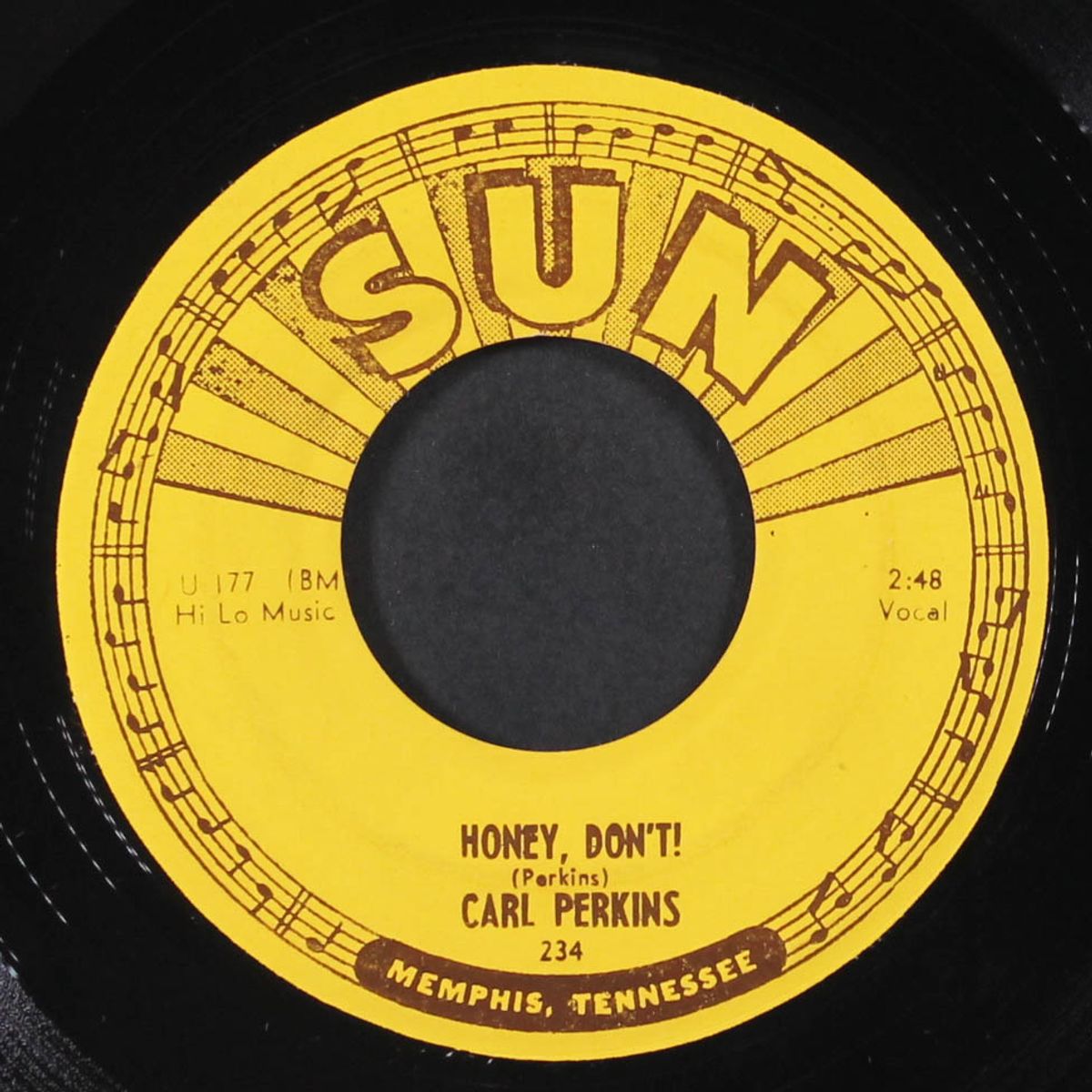 blue suede shoes / honey, don't! by CARL PERKINS