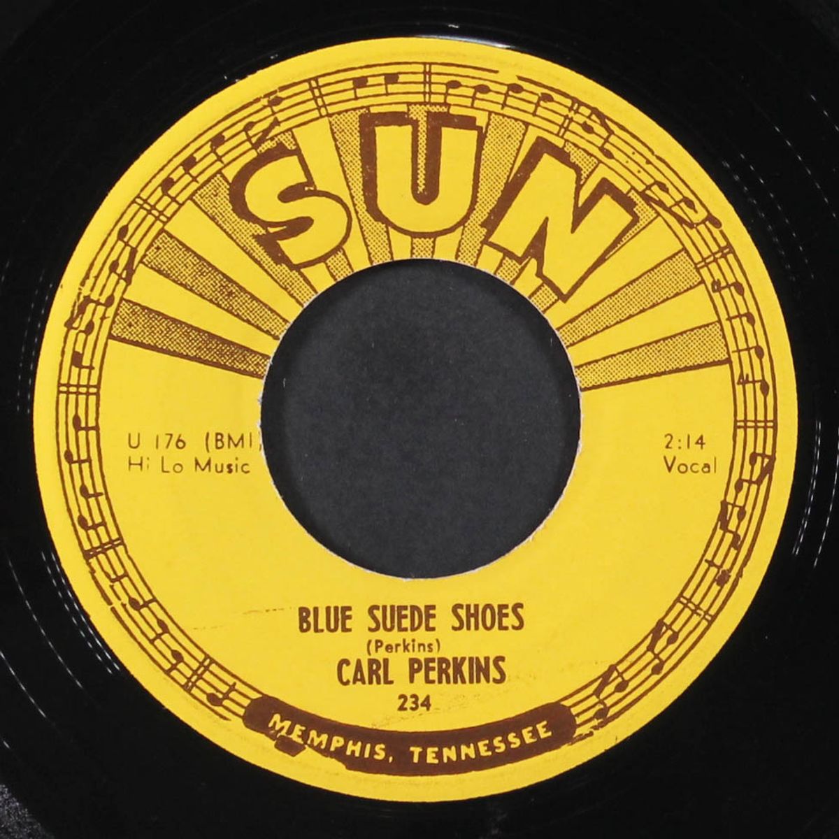 blue suede shoes / honey, don't! by CARL PERKINS