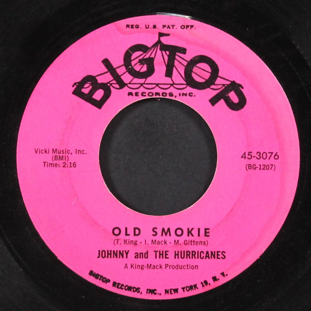 old smokie / high voltage by JOHNNY & HURRICANES
