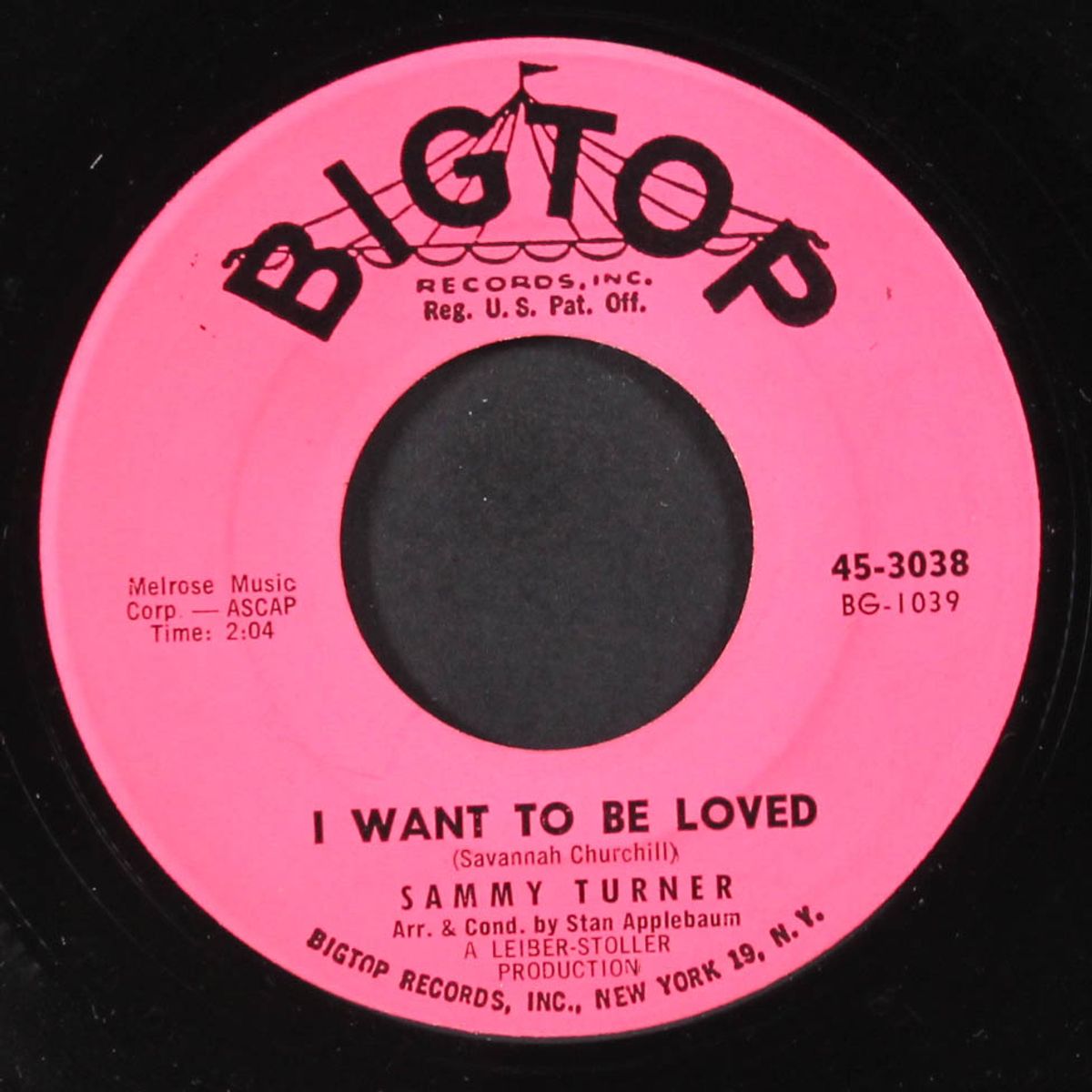 i want to be loved by SAMMY TURNER