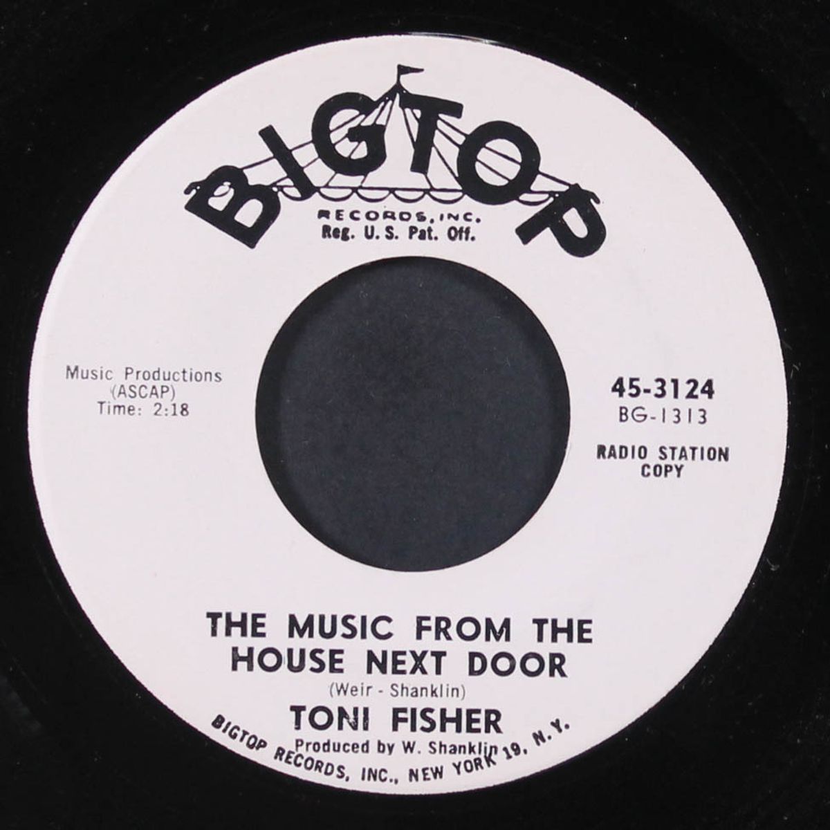 the music from the house next door by TONI FISHER