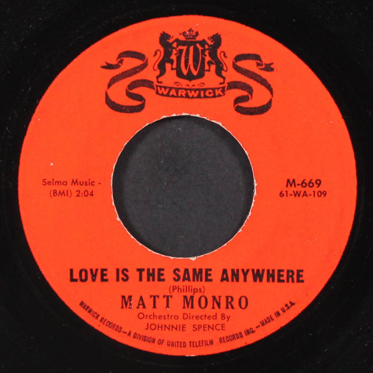 love is the same anywhere / why not now by MATT MONRO