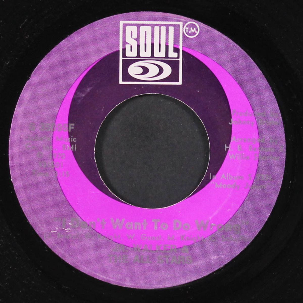 walk in the night / i don't want to do wrong by JR. WALKER